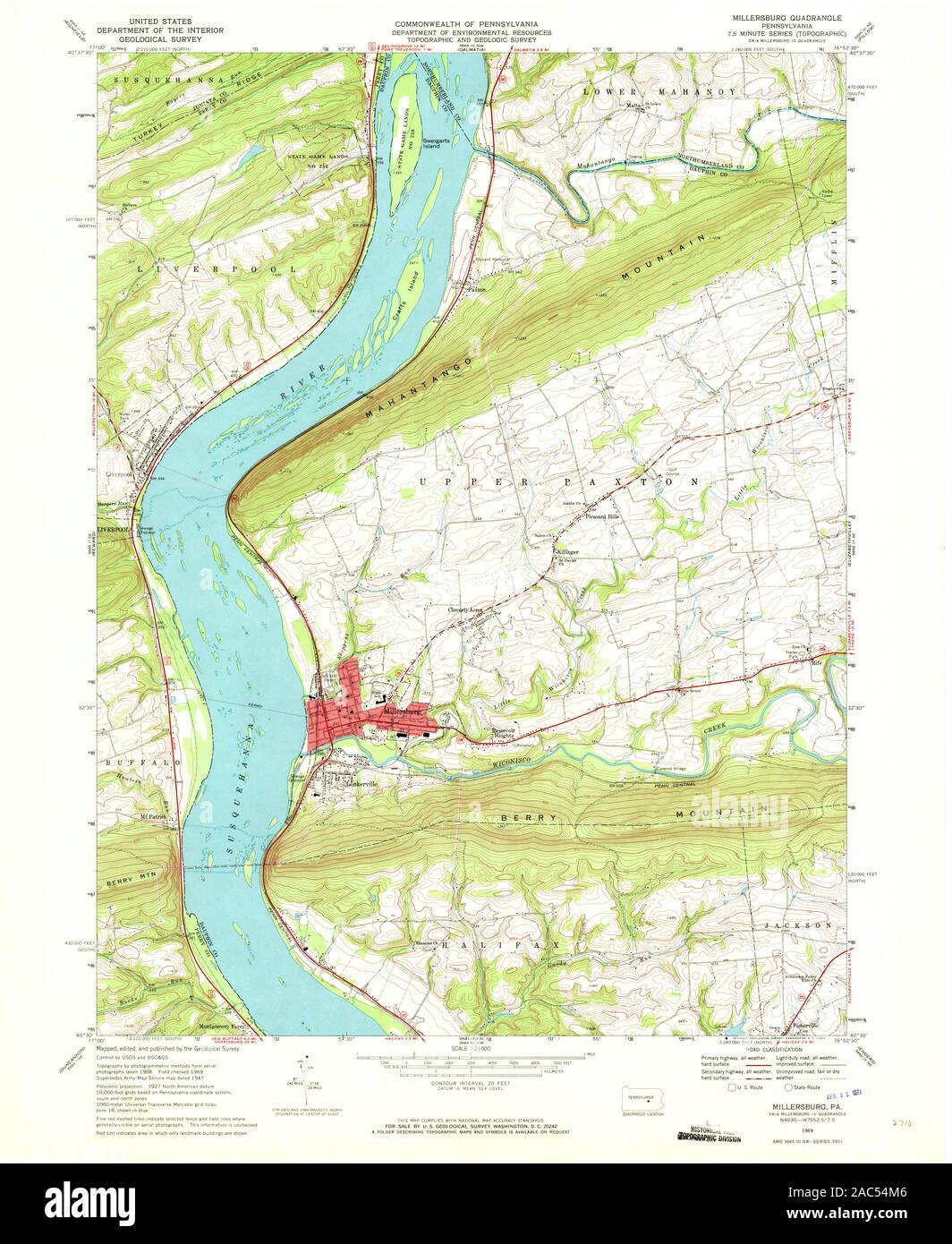 Map of millersburg hires stock photography and images Alamy