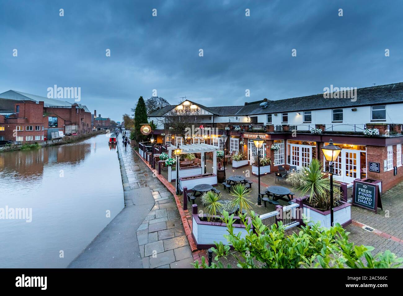 The Lock Keeper pub, Chester Stock Photo