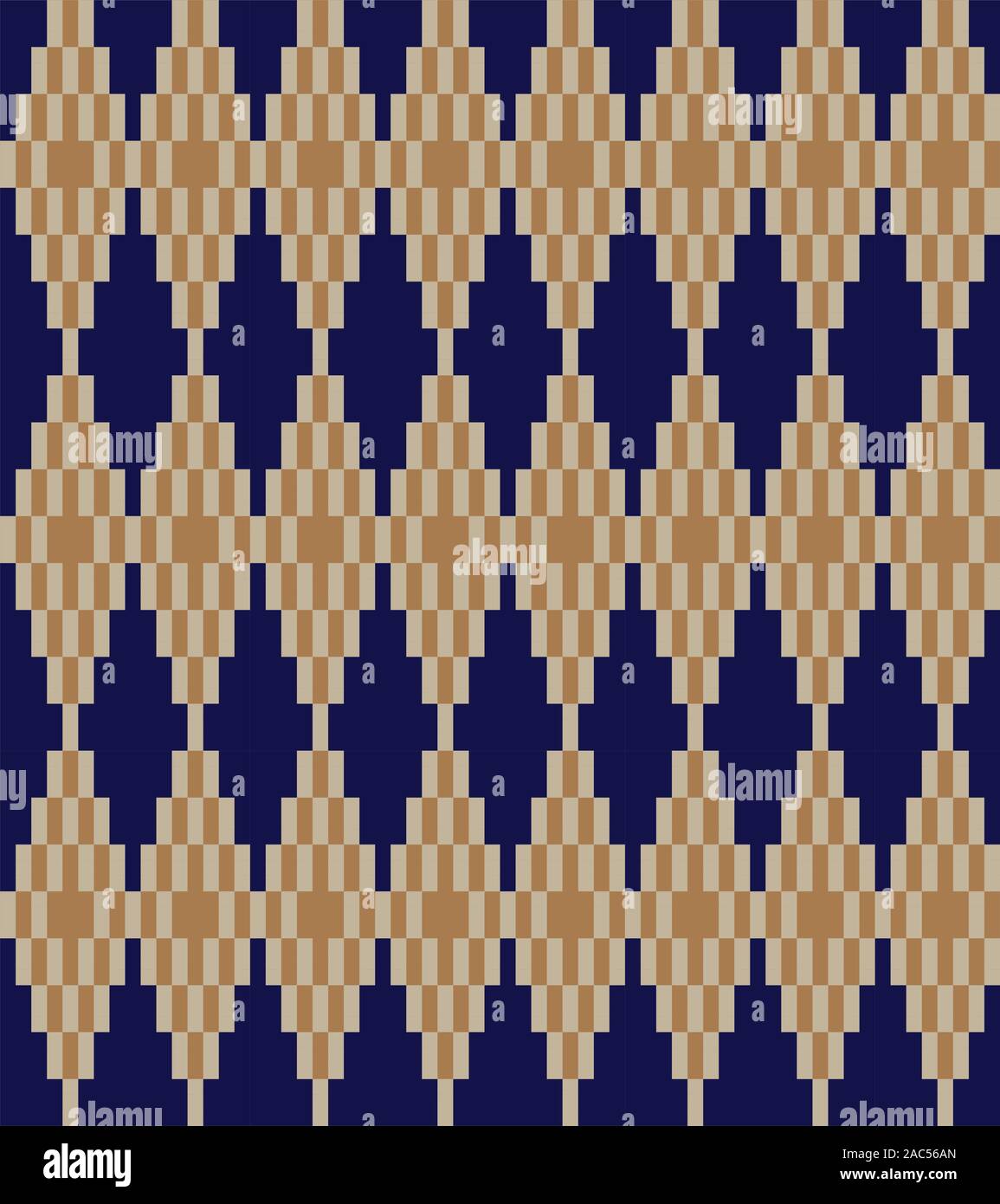 Classic Argyle Seamless Pattern - This is a classic argyle, diamond shape pattern suitable for website resources, graphics, print designs, textile Stock Vector