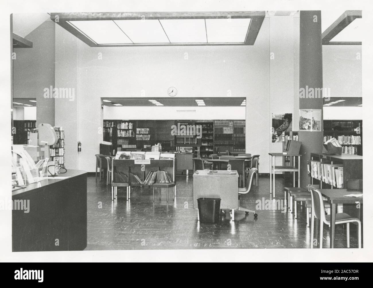 Hamilton Grange, Desk and readers tables D.P.W., photographer; Hamilton