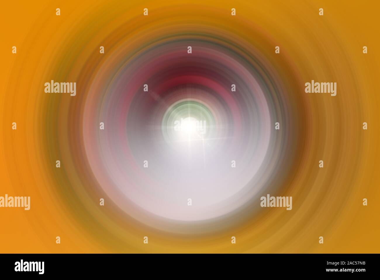 Abstract image. Concentric circles around central point. Flash Light ...