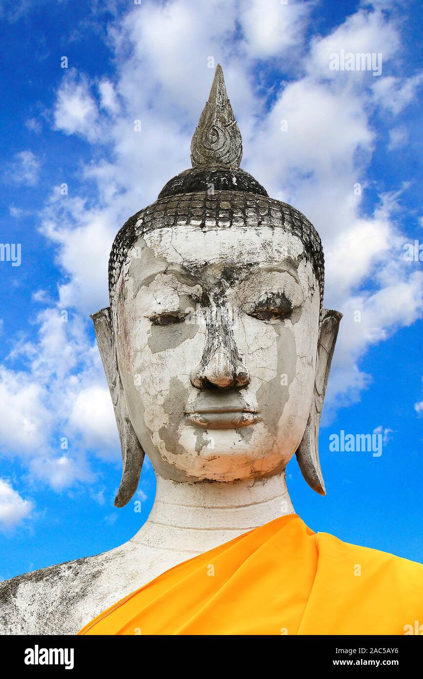 Alter Buddha in Thailand, Sukhothai Stock Photo