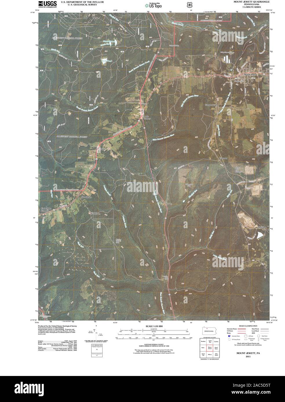 Mount jewett pennsylvania map Cut Out Stock Images & Pictures Alamy