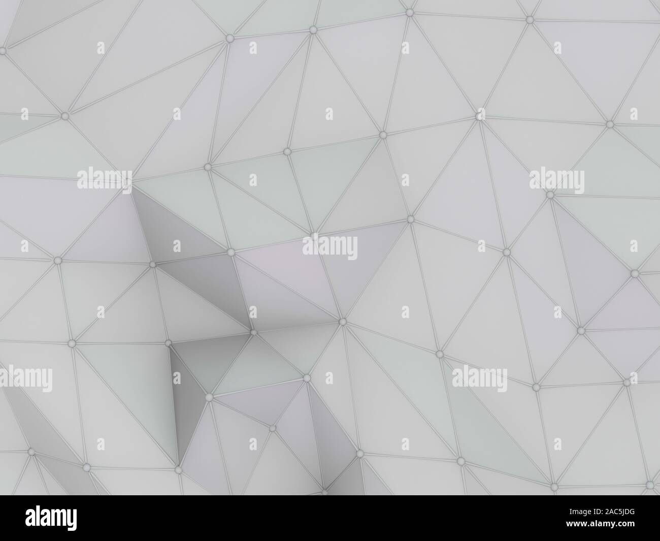 Abstract polygonal pattern luxury white. 3D rendering Stock Photo - Alamy