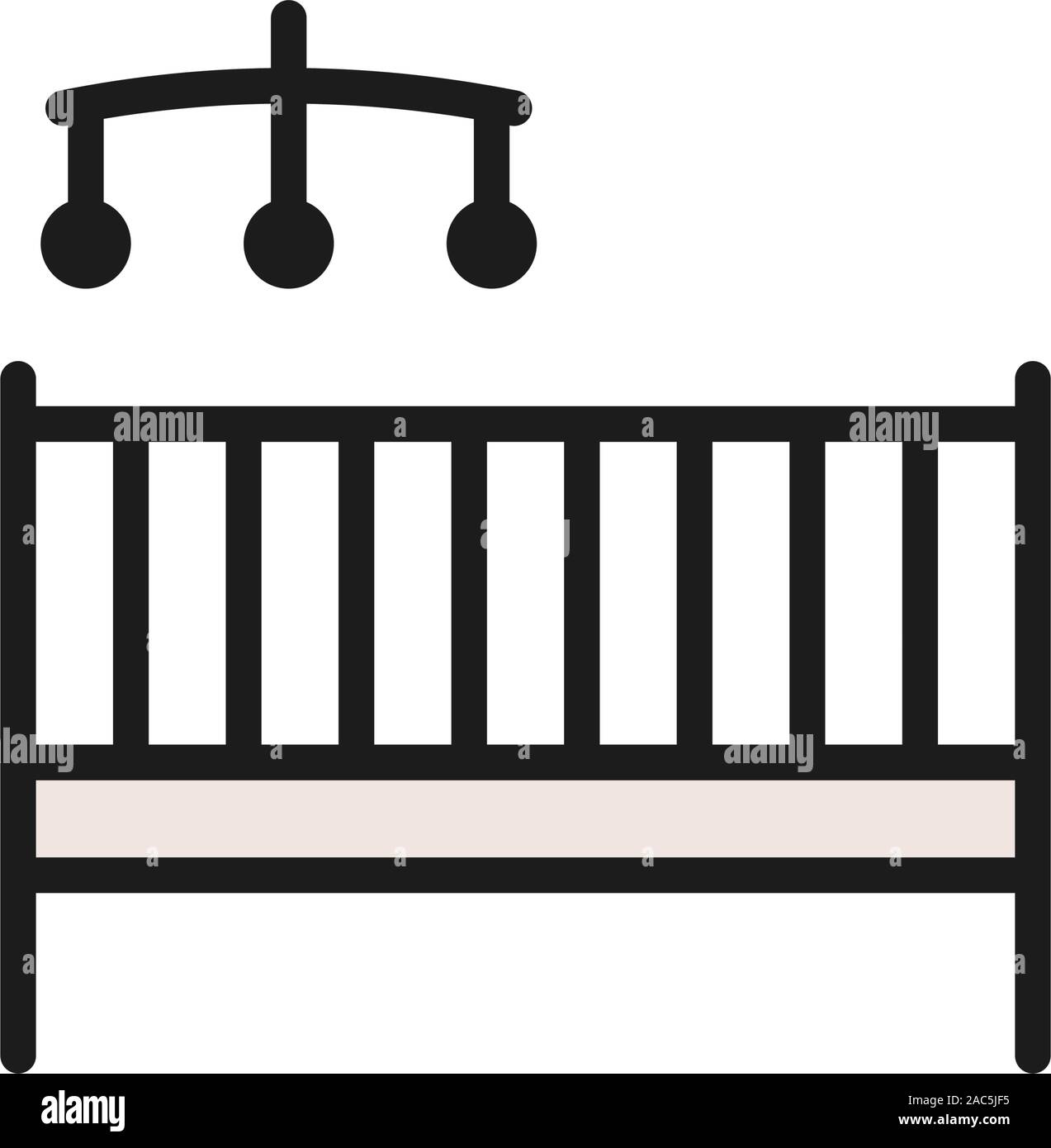 white childrens bed