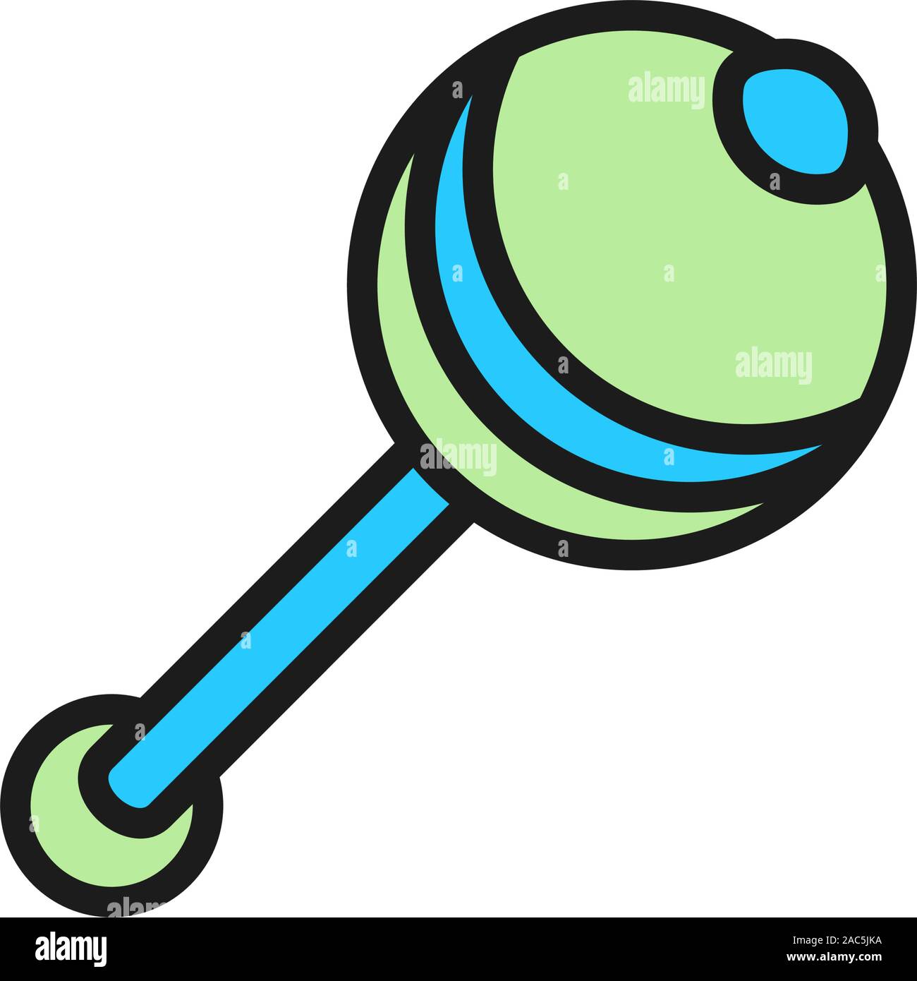 Maraca Baby Isolated Icon Vector Illustration Graphic Royalty Free SVG,  Cliparts, Vectors, and Stock Illustration. Image 60612187.