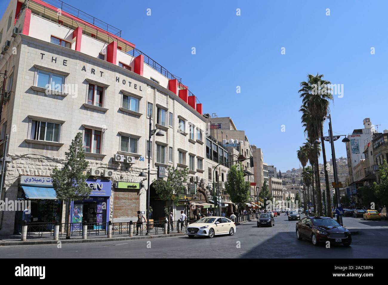 Art Hotel, King Faisal Street, Al Rjoum, Amman, Jordan, Middle East Stock  Photo - Alamy