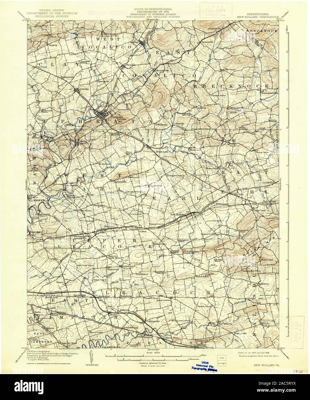 New holland pennsylvania map hires stock photography and images Alamy