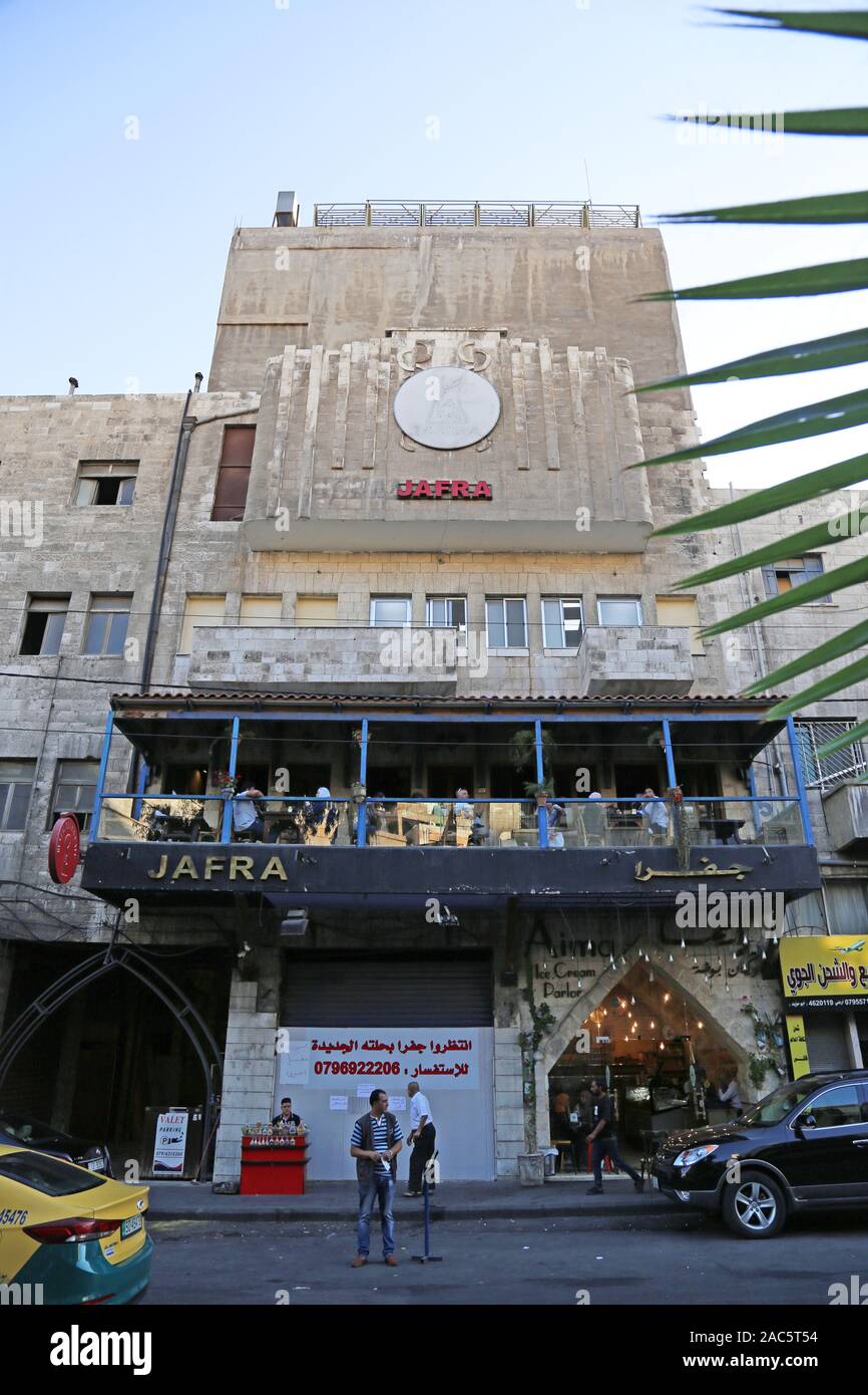 Jafra Cafe, Prince Muhammad Street, Al Rjoum, Amman, Jordan, Middle East  Stock Photo - Alamy