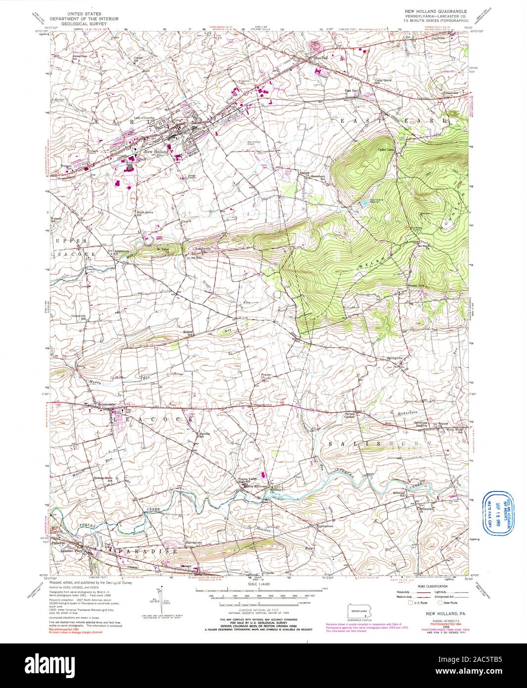 New holland pennsylvania map Cut Out Stock Images & Pictures Alamy