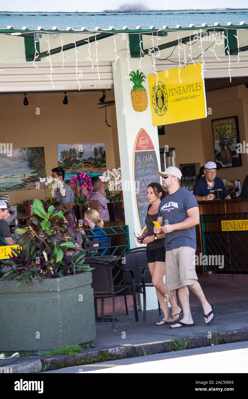 Pineapple's restaurant hawaii hires stock photography and images Alamy