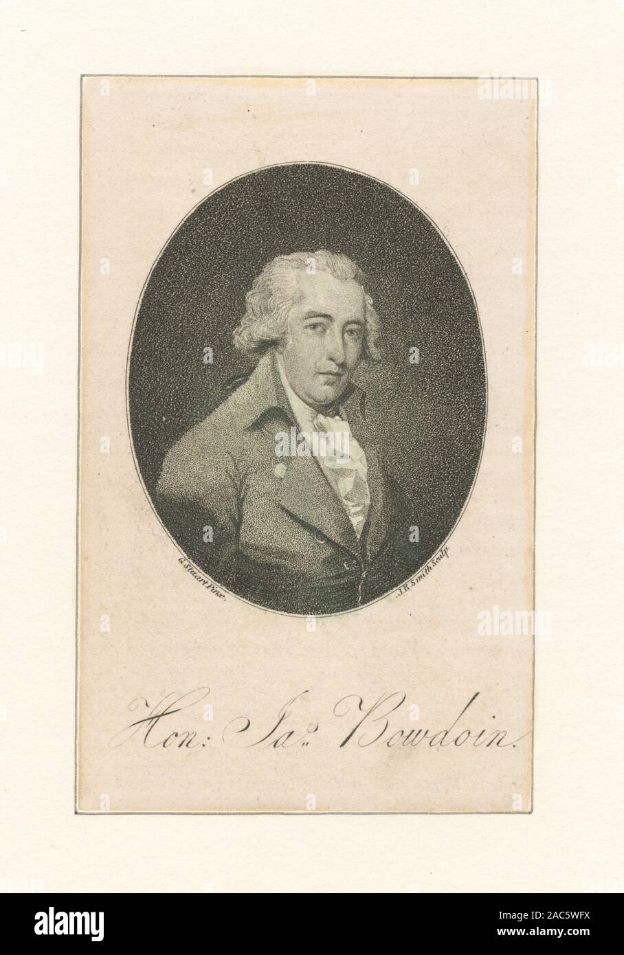 Hon Ja (James) Bowdoin EM2210; Hon. Ja. [James] Bowdoin Stock Photo Alamy