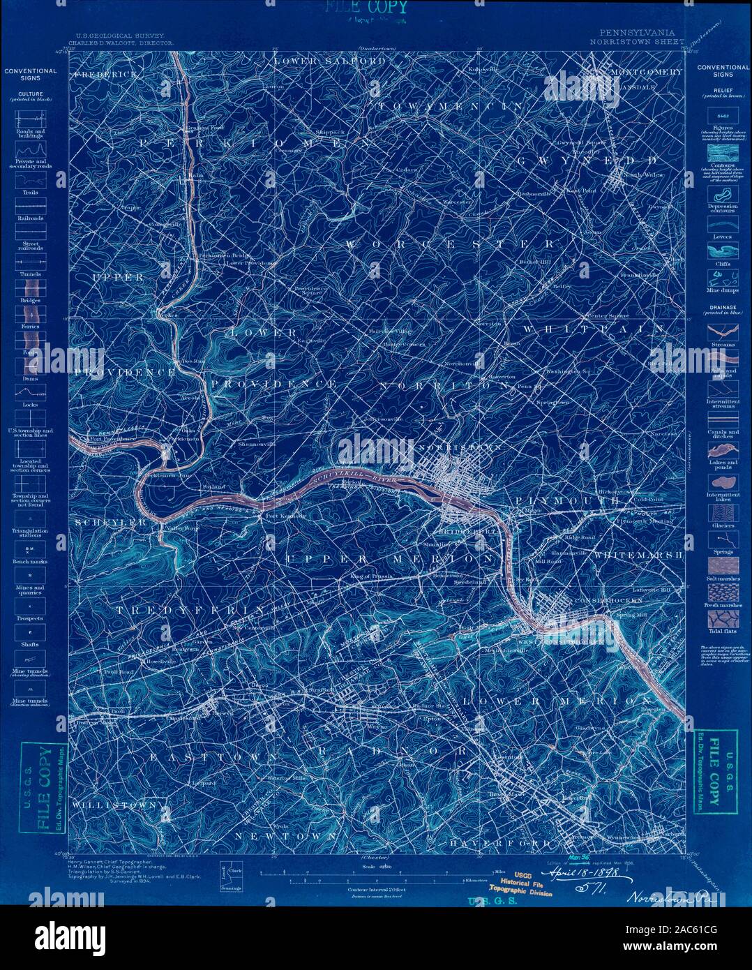 Map of norristown hires stock photography and images Alamy