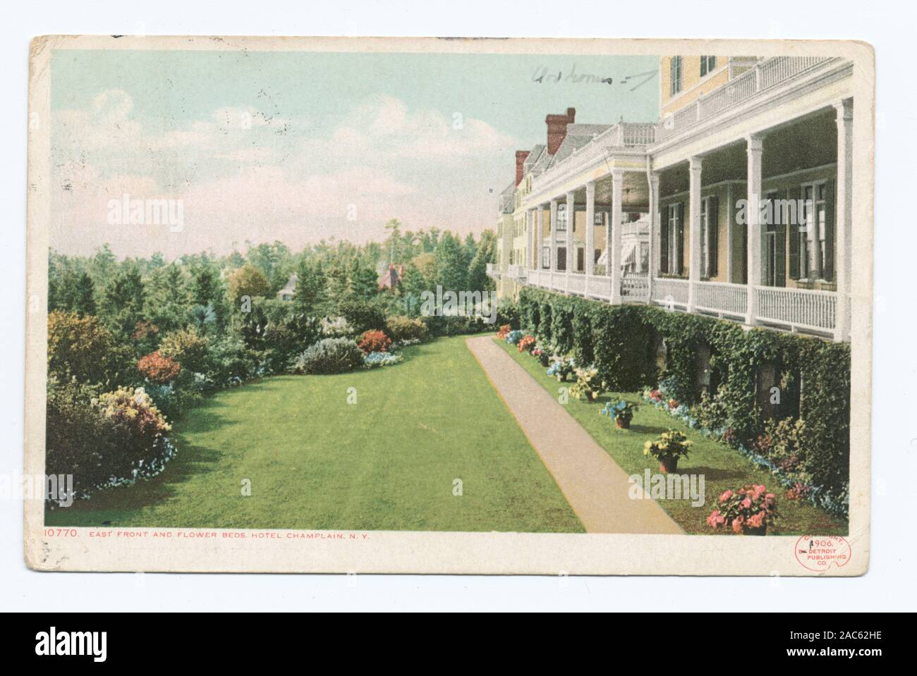 Hotel Champlain, East Front, Lake Champlain, NY First appearance of 'Phostint' tradenameHotel