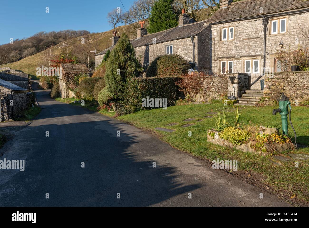 The hamlet of Feizor near Austwick in the Yorkshire Dales Stock Photo