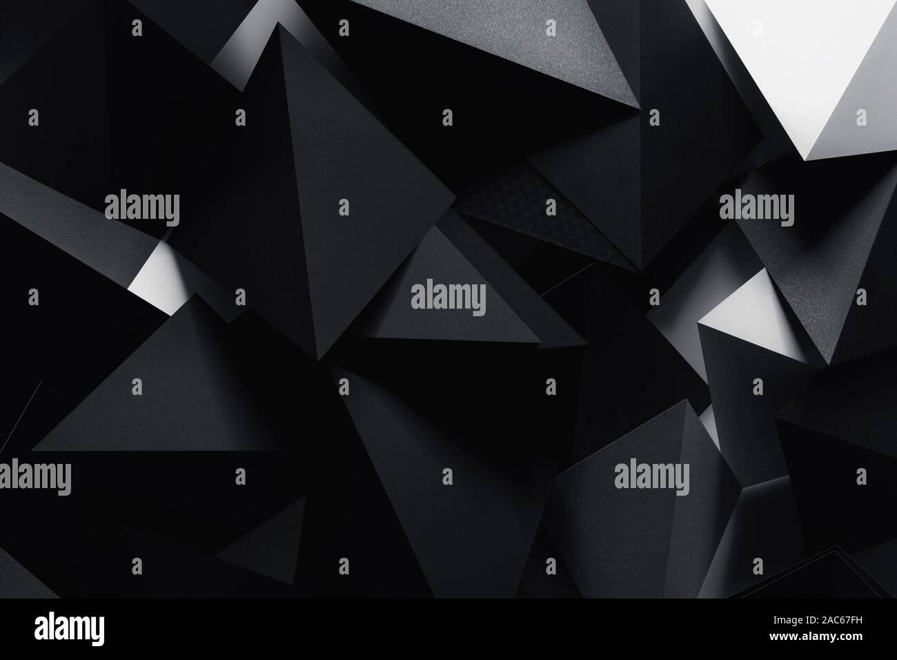 Triangular abstract elements technology background hi-res stock ...