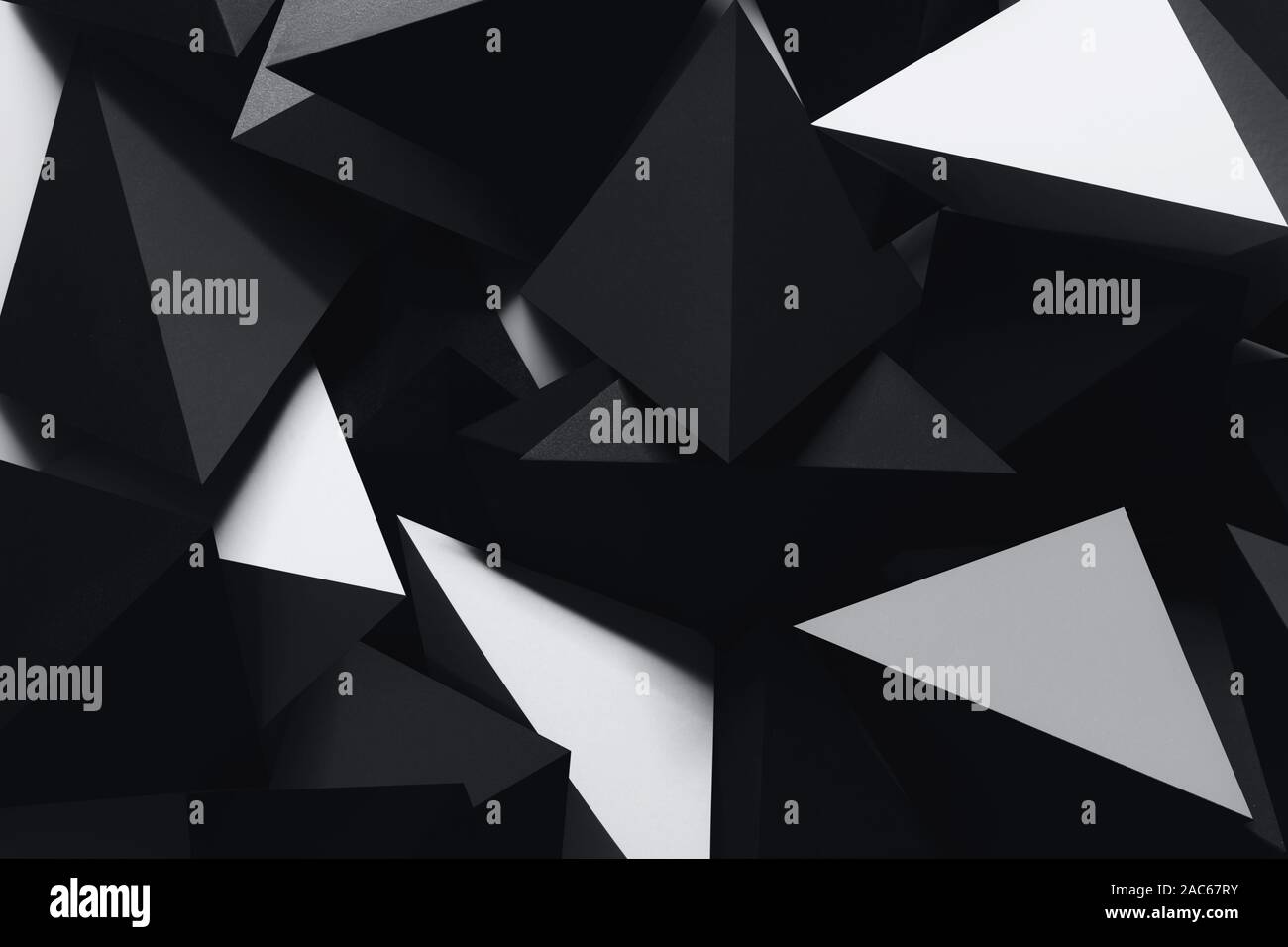 Geometrical background made of triangular elements, abstract Stock Photo