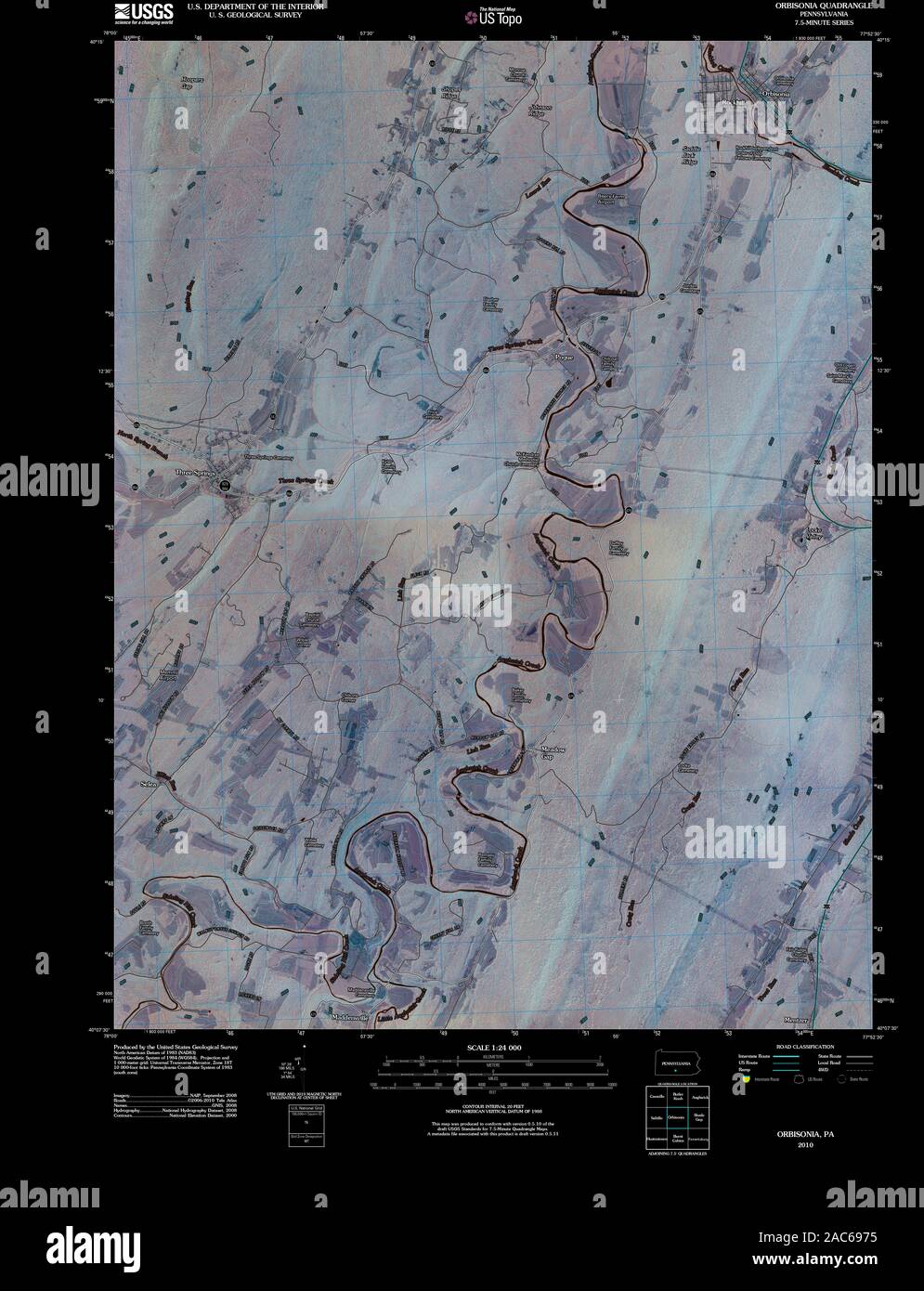 Map of orbisonia hires stock photography and images Alamy