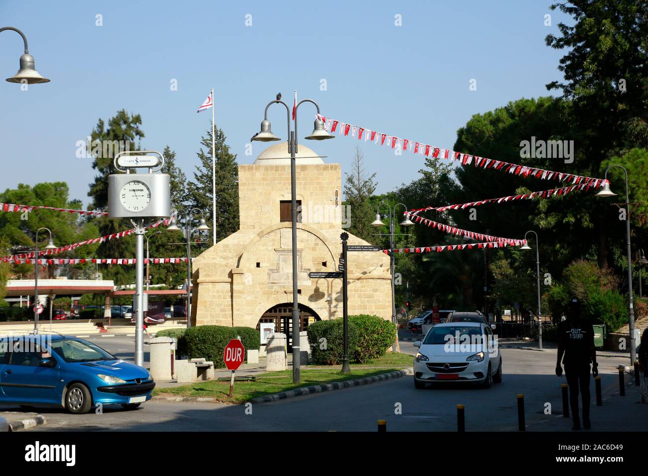 Kyrenia Stadttor, Nikosia / Lefkosia, Türkische Republik Nordzypern Stock Photo