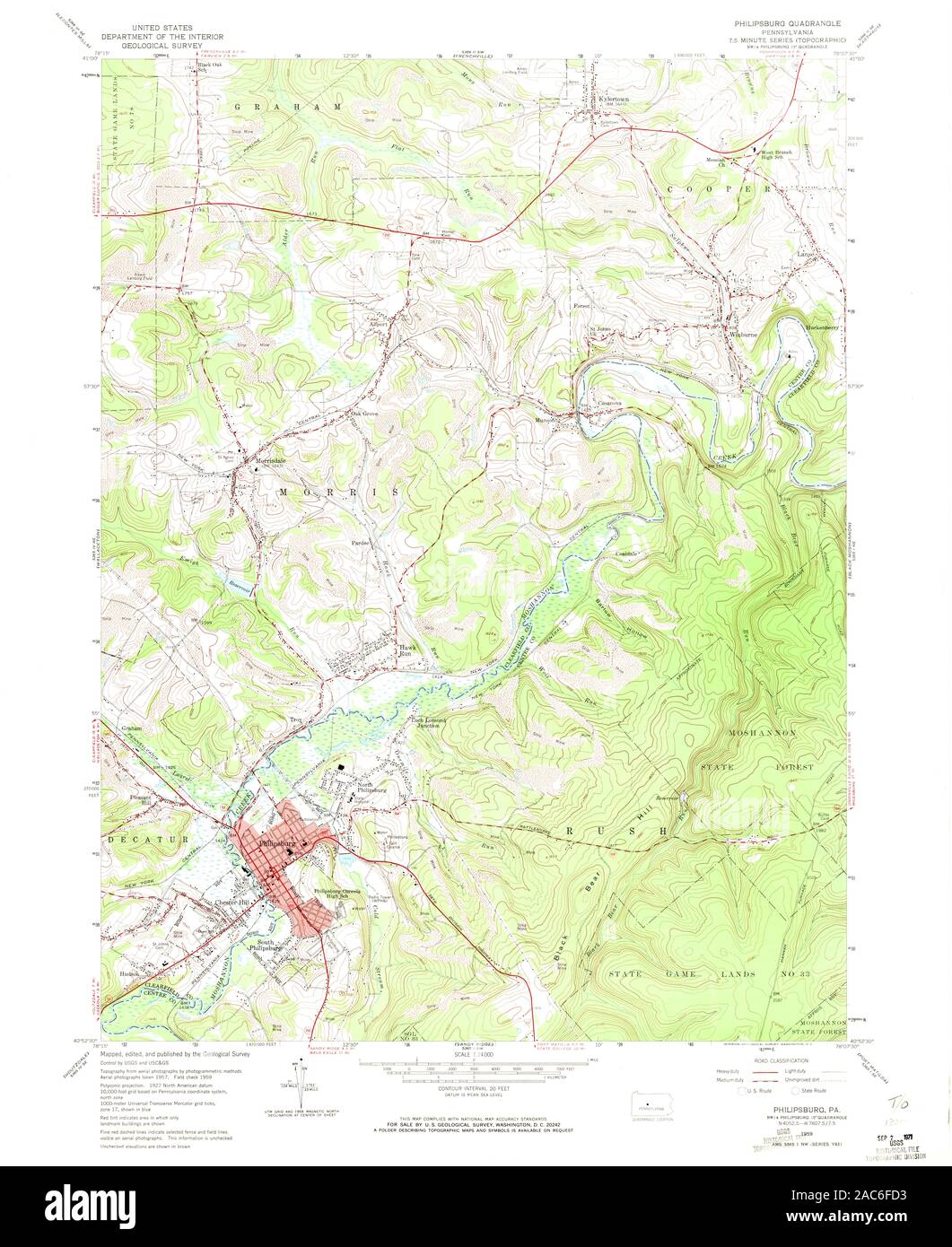 Map of philipsburg Cut Out Stock Images & Pictures Alamy