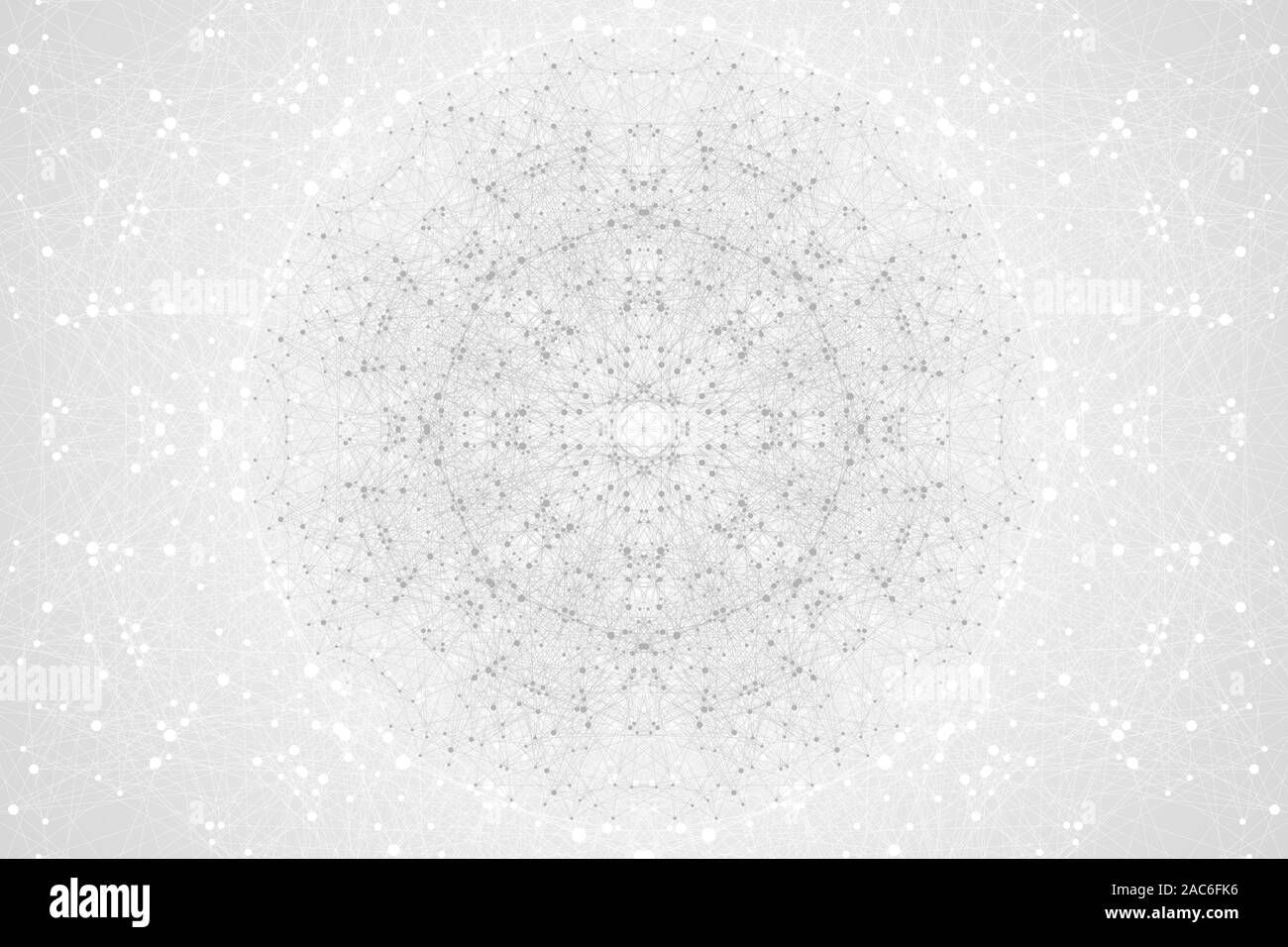 Abstract plexus background with connected lines and dots. Plexus geometric effect. Big data complex with compounds. Lines plexus, minimal array Stock Vector