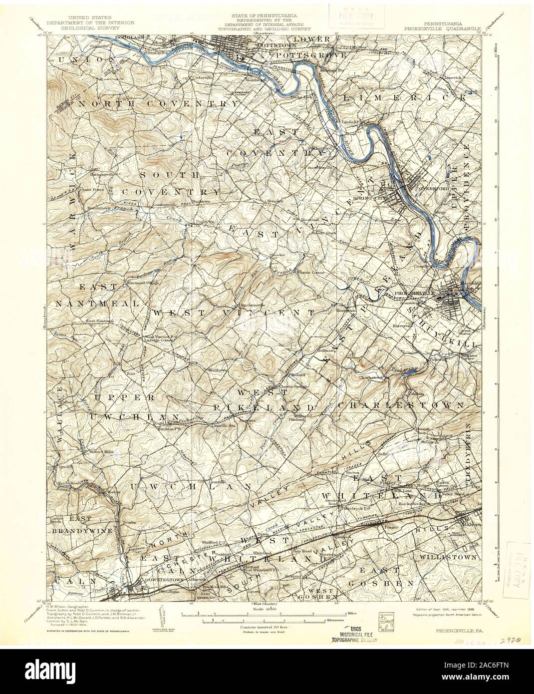 Phoenixville map hires stock photography and images Alamy