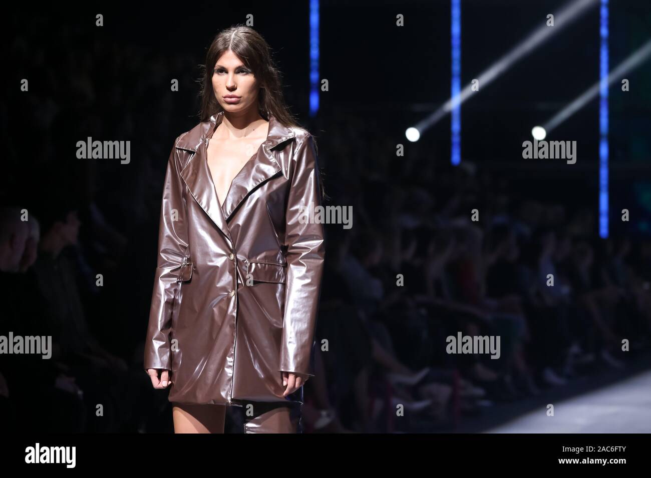 Avangard Model Zagreb, Croatia - October 24, 2019 : A model wearing Anthony Avangard ...