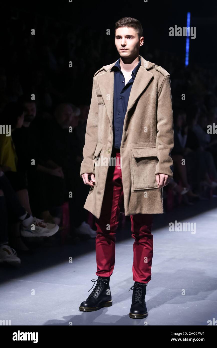 Avangard Model Zagreb, Croatia - October 24, 2019 : A model wearing Anthony Avangard ...