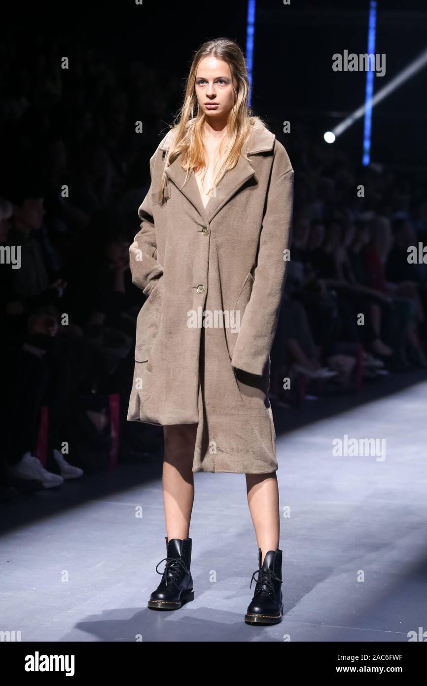 Avangard Model Zagreb, Croatia - October 24, 2019 : A model wearing Anthony Avangard ...