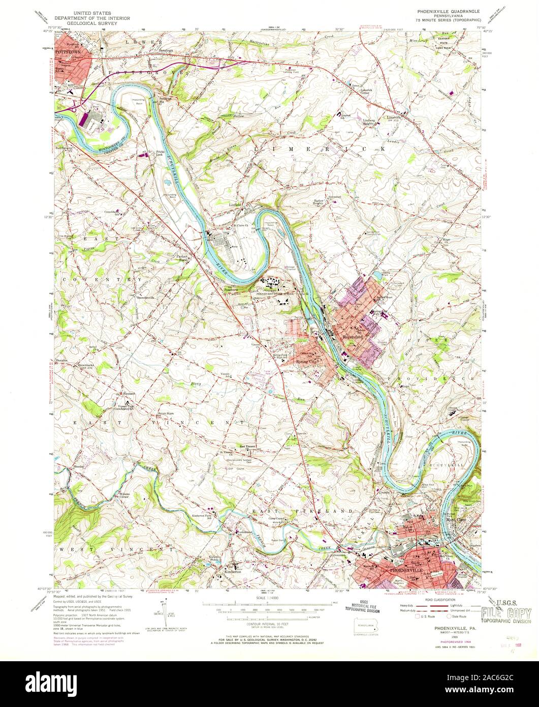 Phoenixville map Cut Out Stock Images & Pictures Alamy