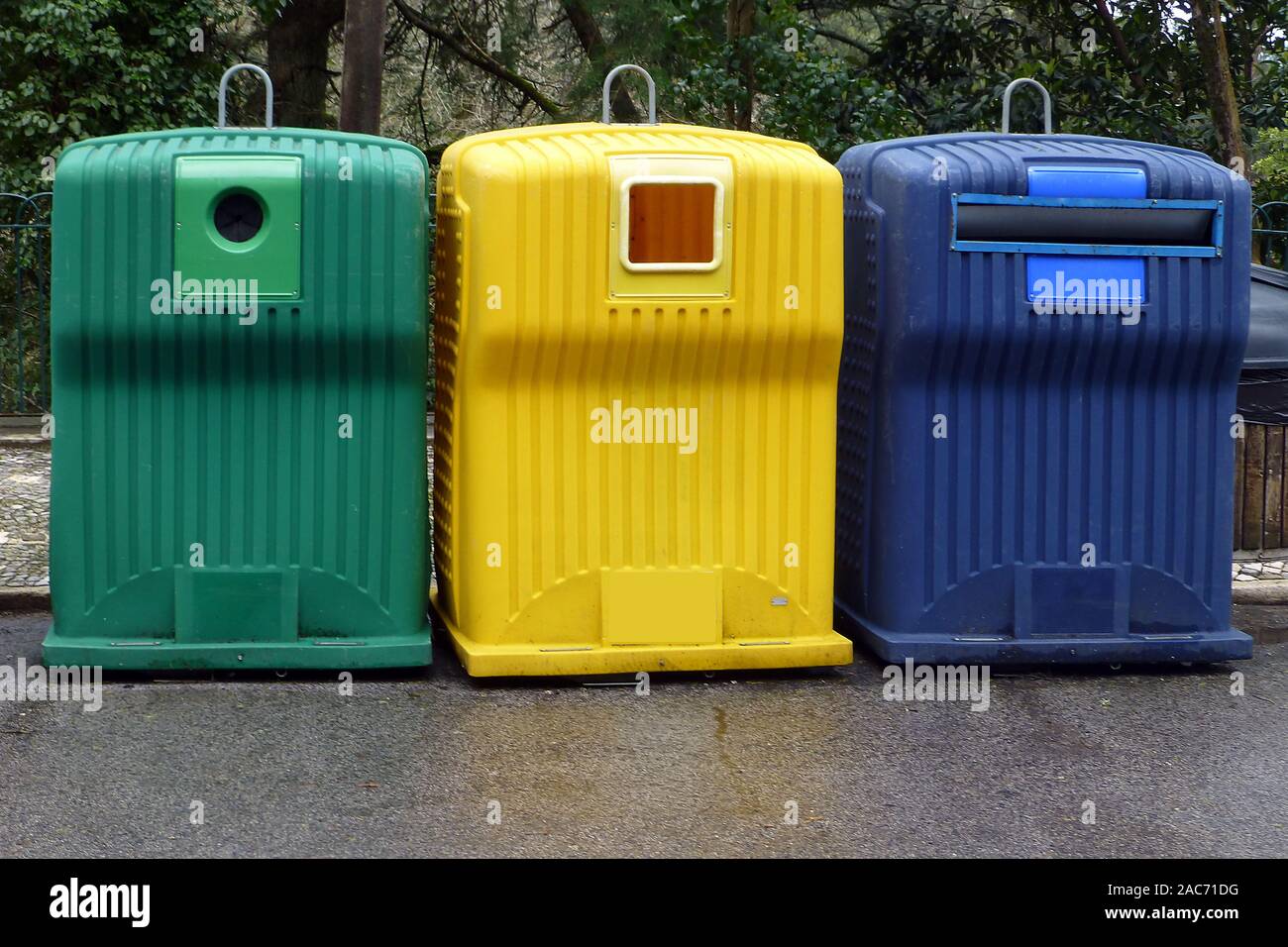 Recycling-Container Stock Photo