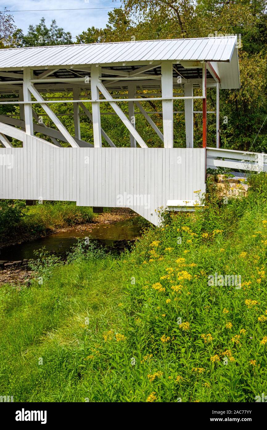 Bowser Covered Bridge, Covered Bridge Road, East St Clair Township, PA