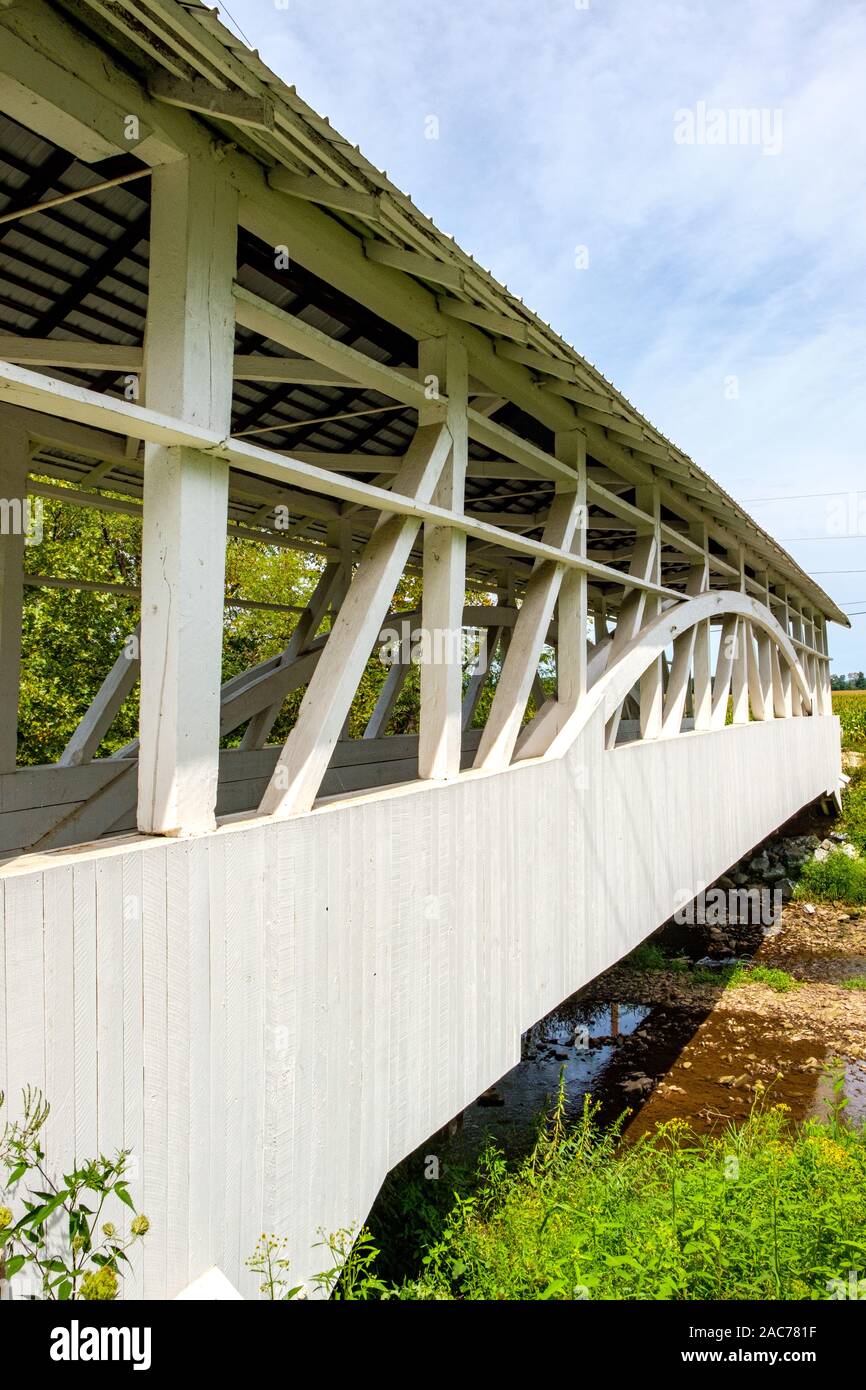 Bowser Covered Bridge, Covered Bridge Road, East St Clair Township, PA