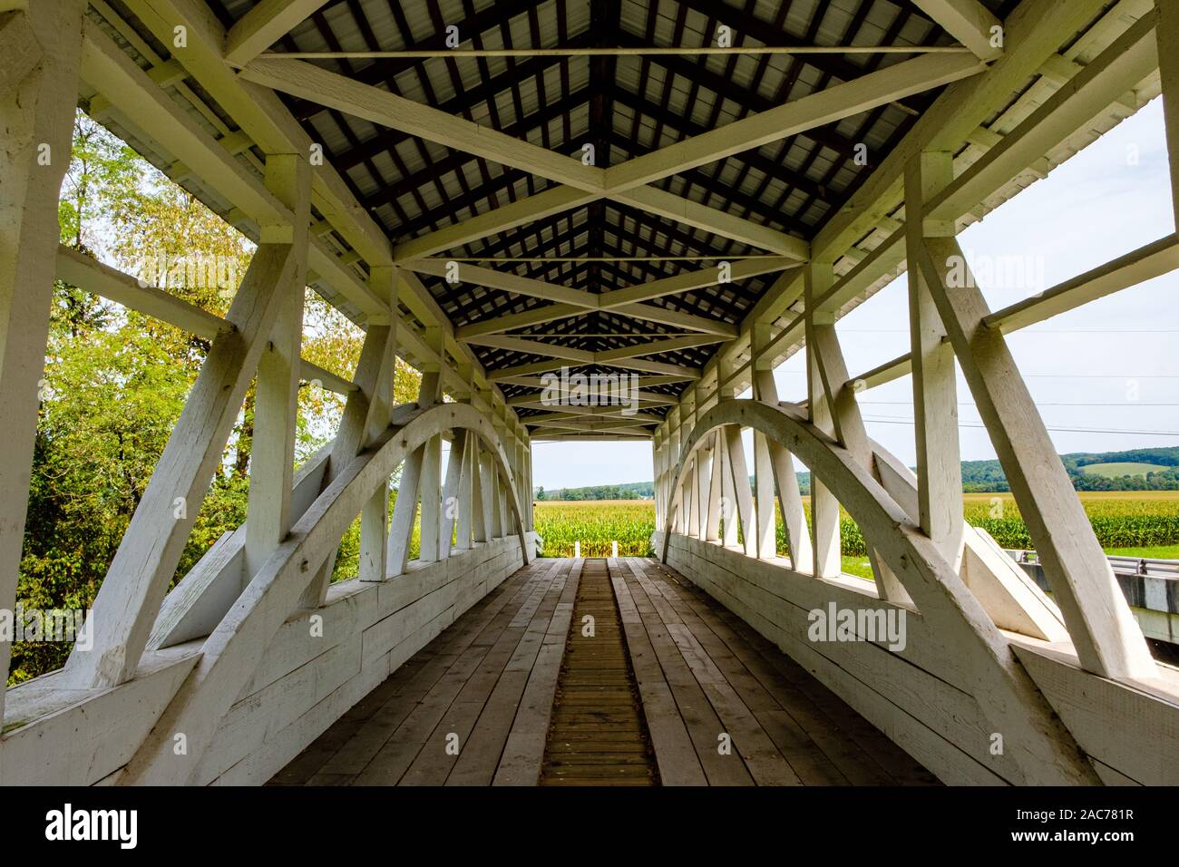 Bowser Covered Bridge, Covered Bridge Road, East St Clair Township, PA