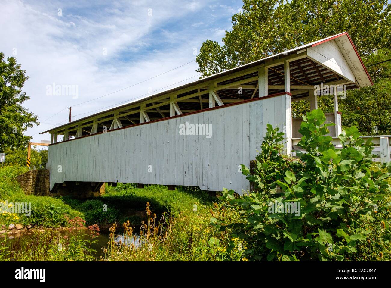 Snooks Covered Bridge, Fish Hatchery Road, East St Clair Township, PA