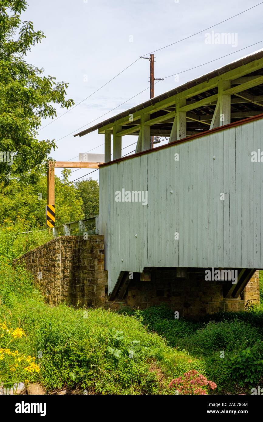 Snooks Covered Bridge, Fish Hatchery Road, East St Clair Township, PA