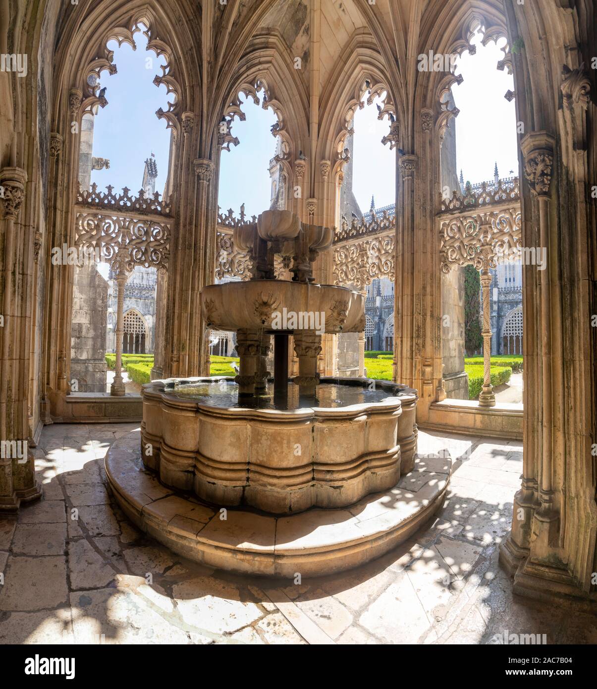 Batalha, Leiria Districy, Portugal. Batalha Monastery is one of the most important Gothic sites