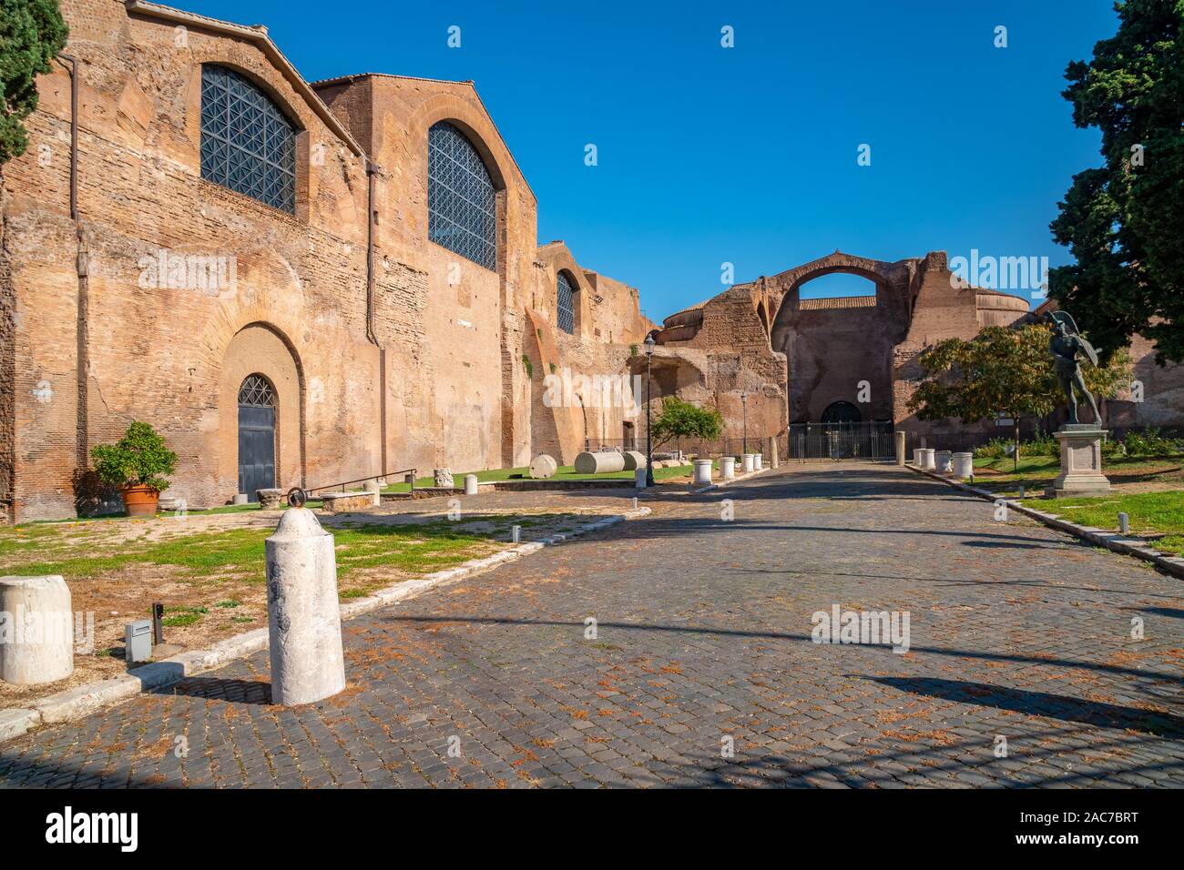Baths of Diocletian were the largest of the imperial public baths in