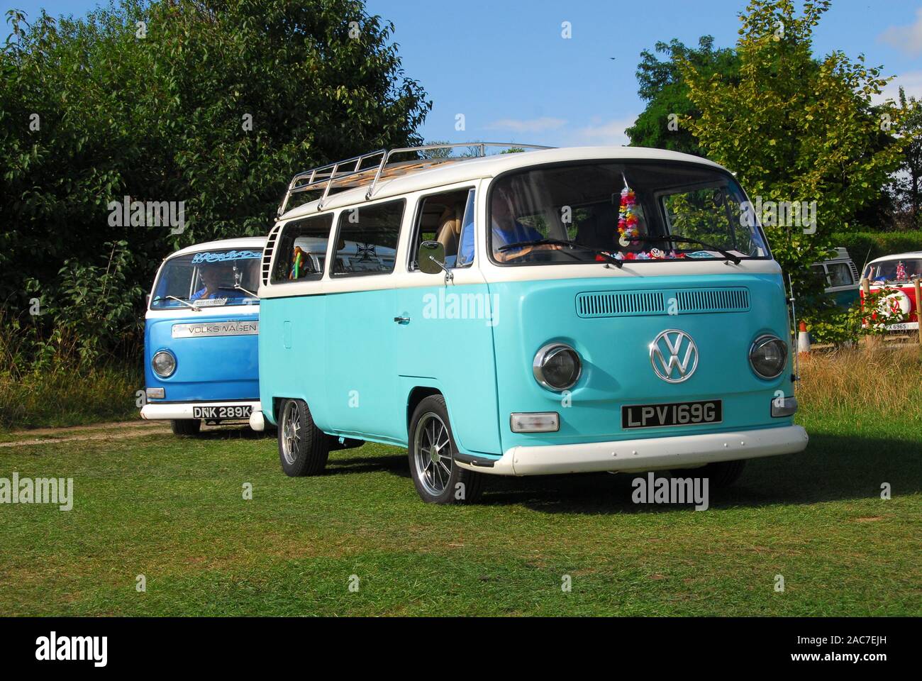 Volkswagen vans on exhibition at a classic car show held in Orpington Stock  Photo - Alamy