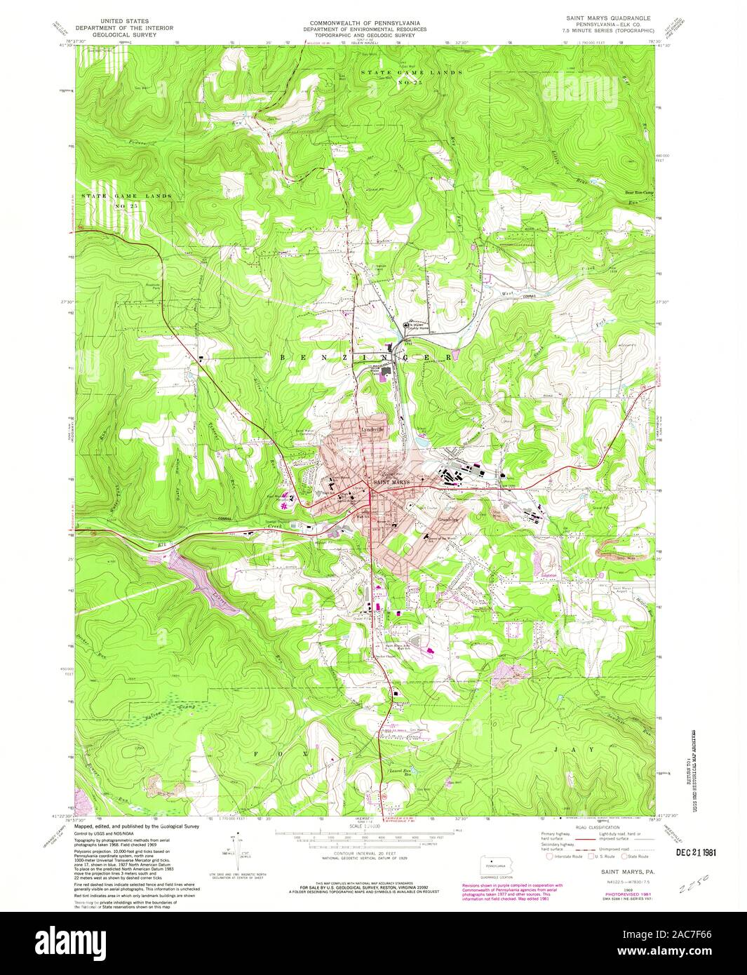 Saint marys pennsylvania Cut Out Stock Images & Pictures Alamy