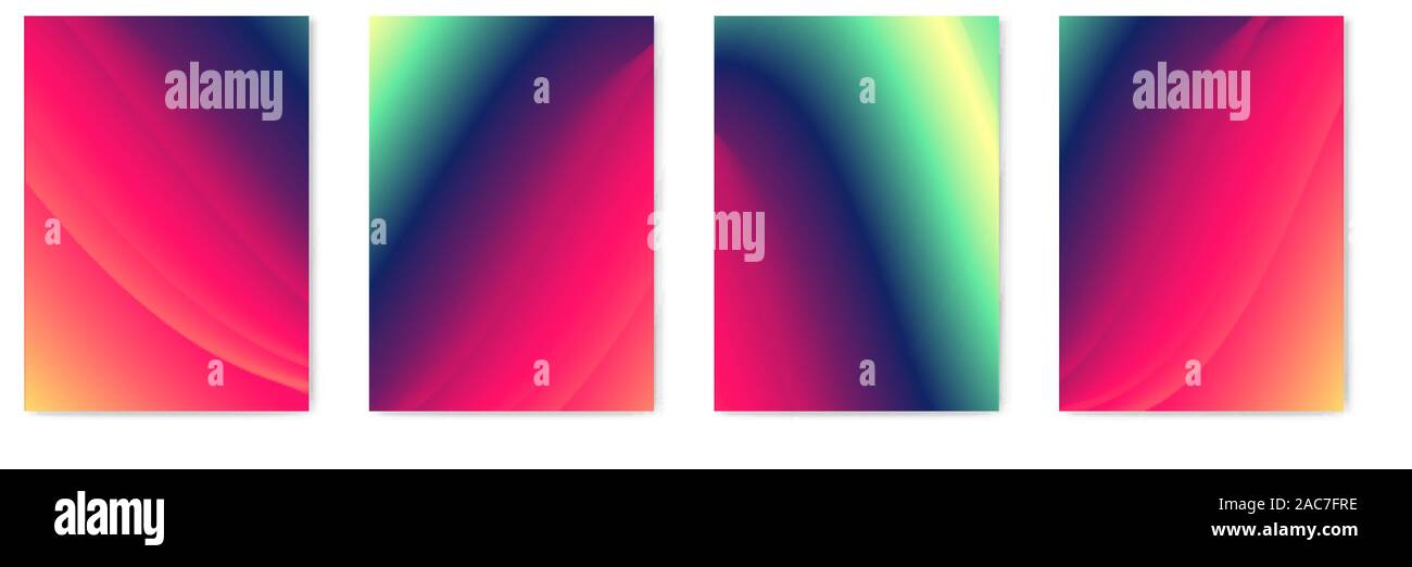 Modern liquid background. Abstract gradient colors flow Stock Vector ...
