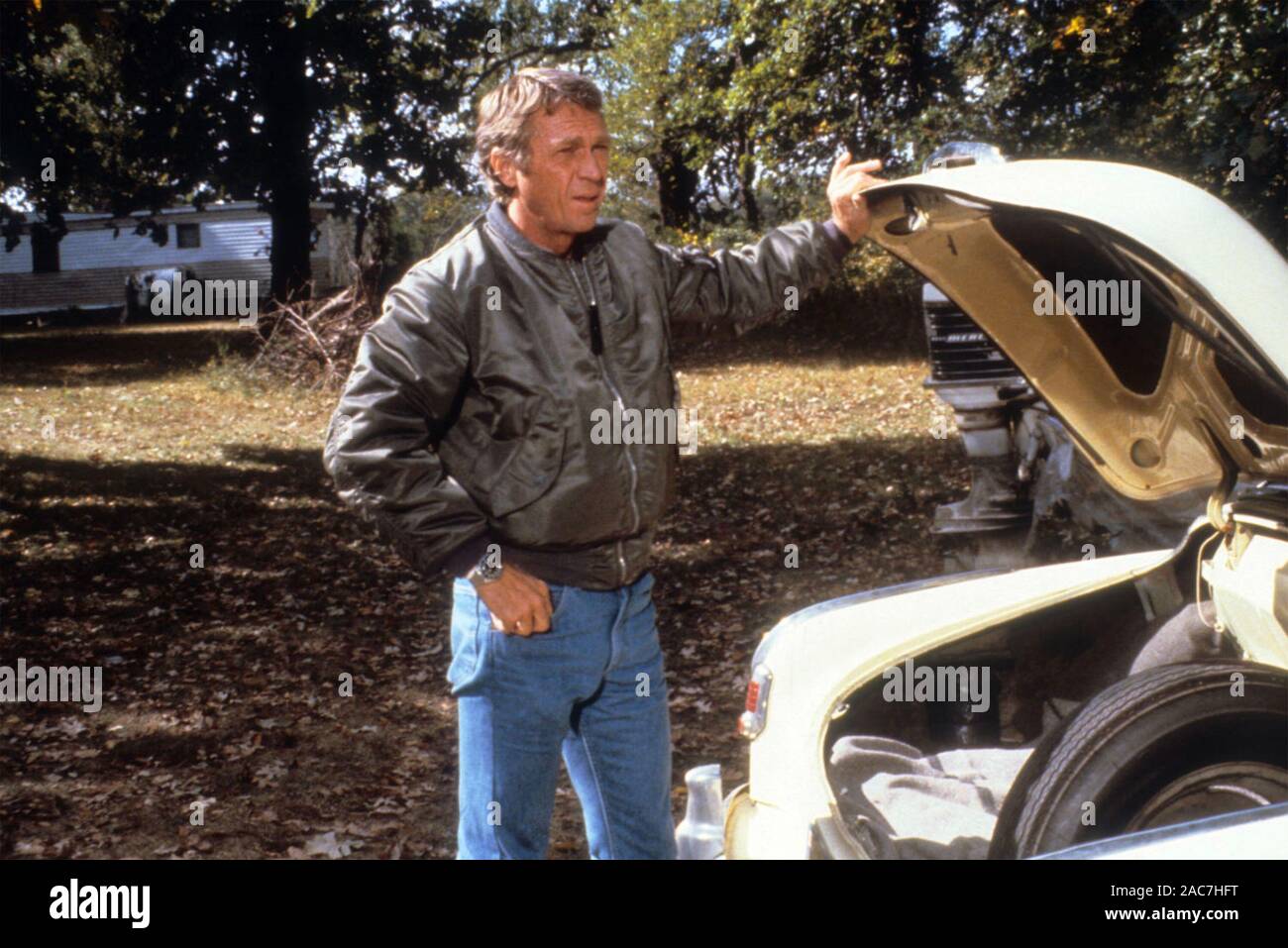 THE HUNTER 1980 Paramount Pictures film with Steve McQueen Stock Photo