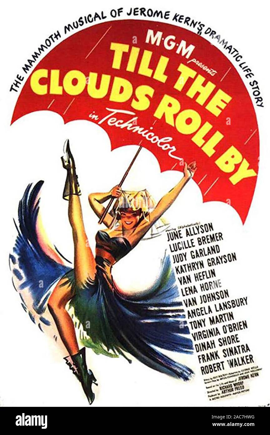 TILL THE CLOUDS ROLL BY 1946  MGM film with Judy Garland Stock Photo