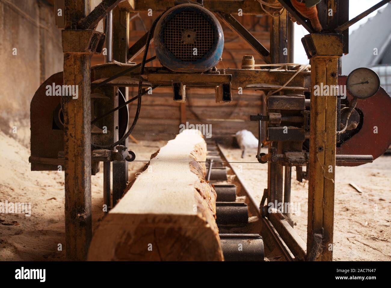 Woodworking machine, nobody, lumber industry Stock Photo Alamy