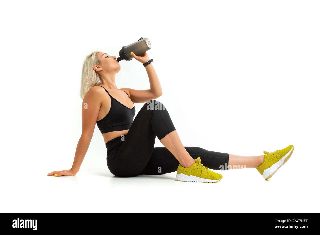 Black fitness in park Cut Out Stock Images & Pictures - Alamy