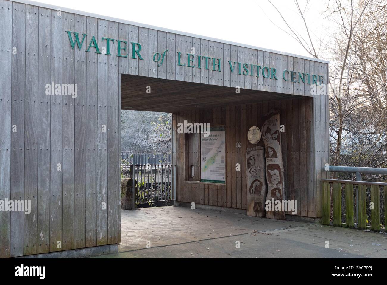 Water of Leith Visitor Centre, Edinburgh, Scotland, UK Stock Photo