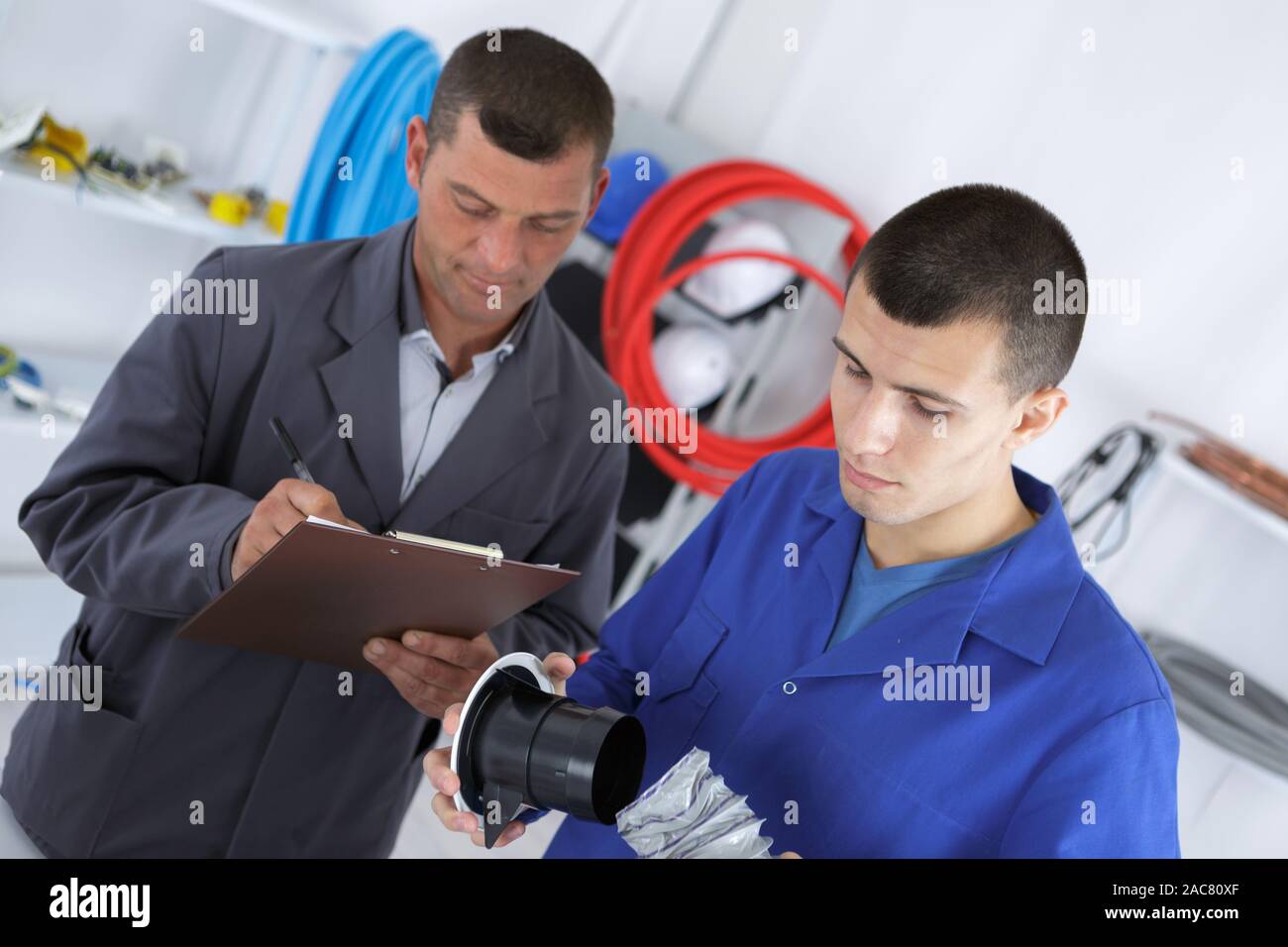 heating ventilation and air conditioning technology Stock Photo