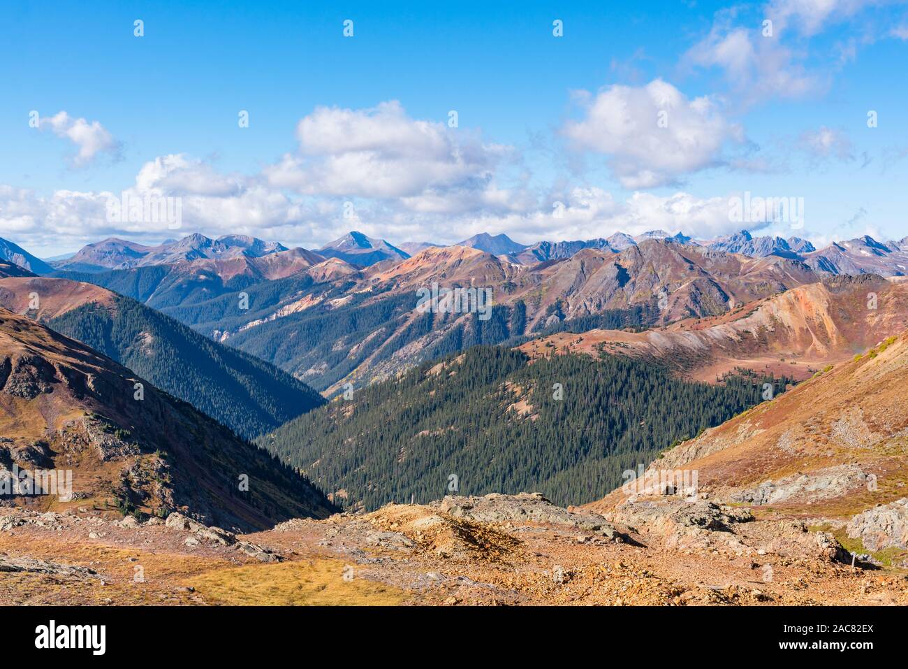 San Juan Mountains near Silverton, Colorado Stock Photo