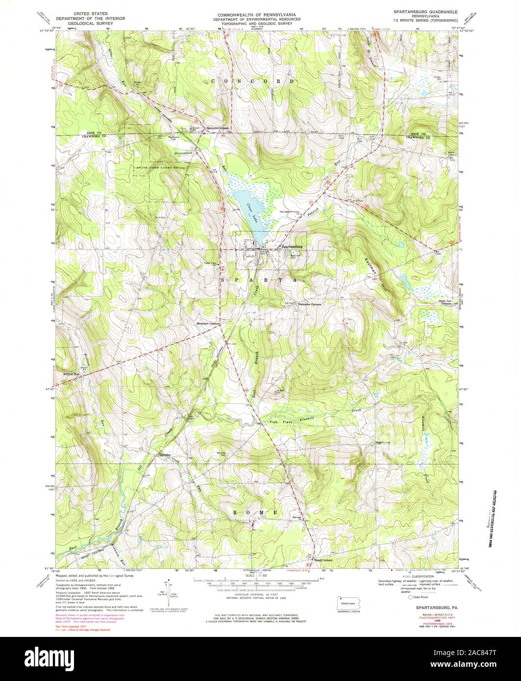 Spartansburg map hires stock photography and images Alamy