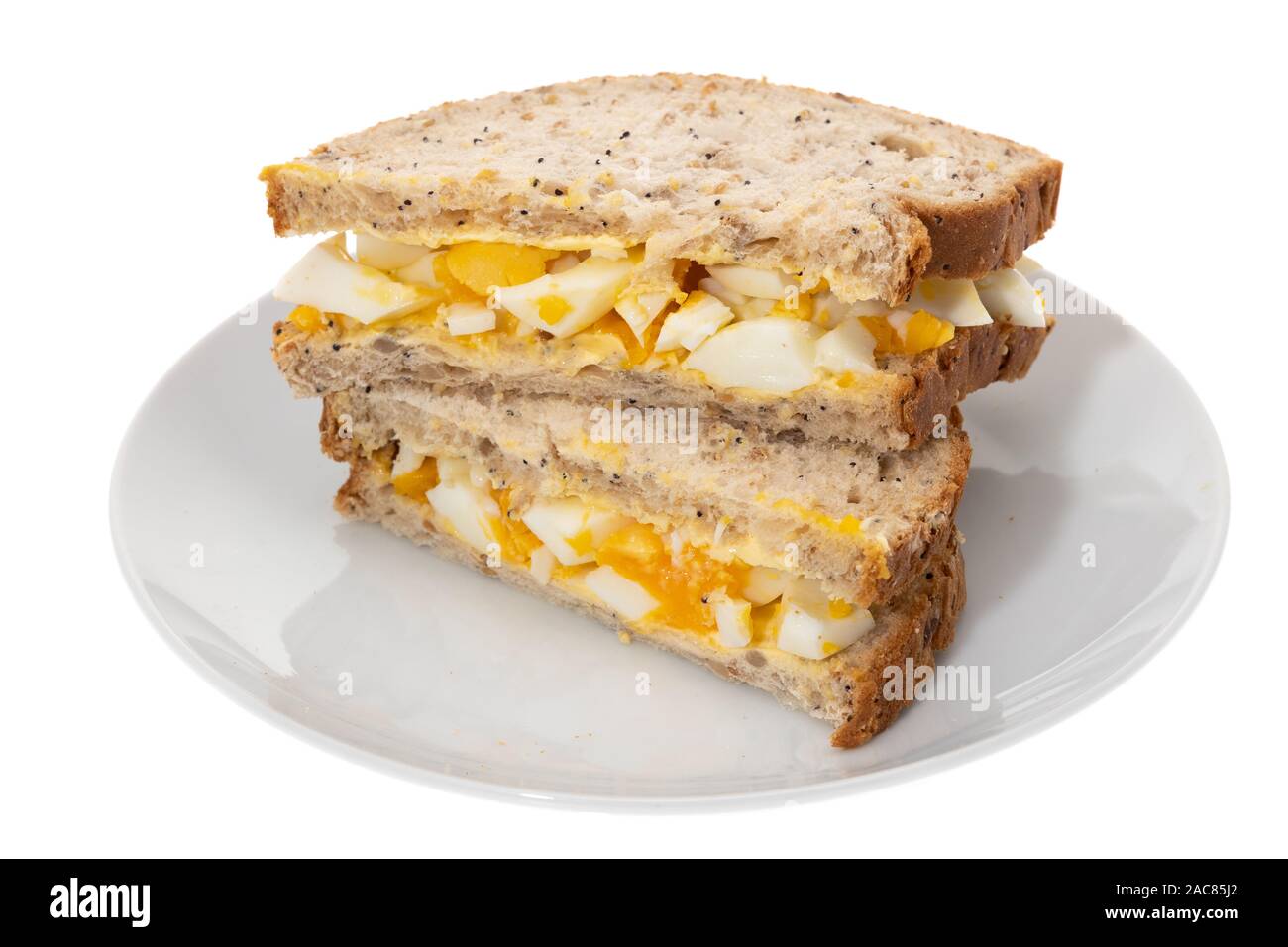Boiled egg sandwich Stock Photo - Alamy